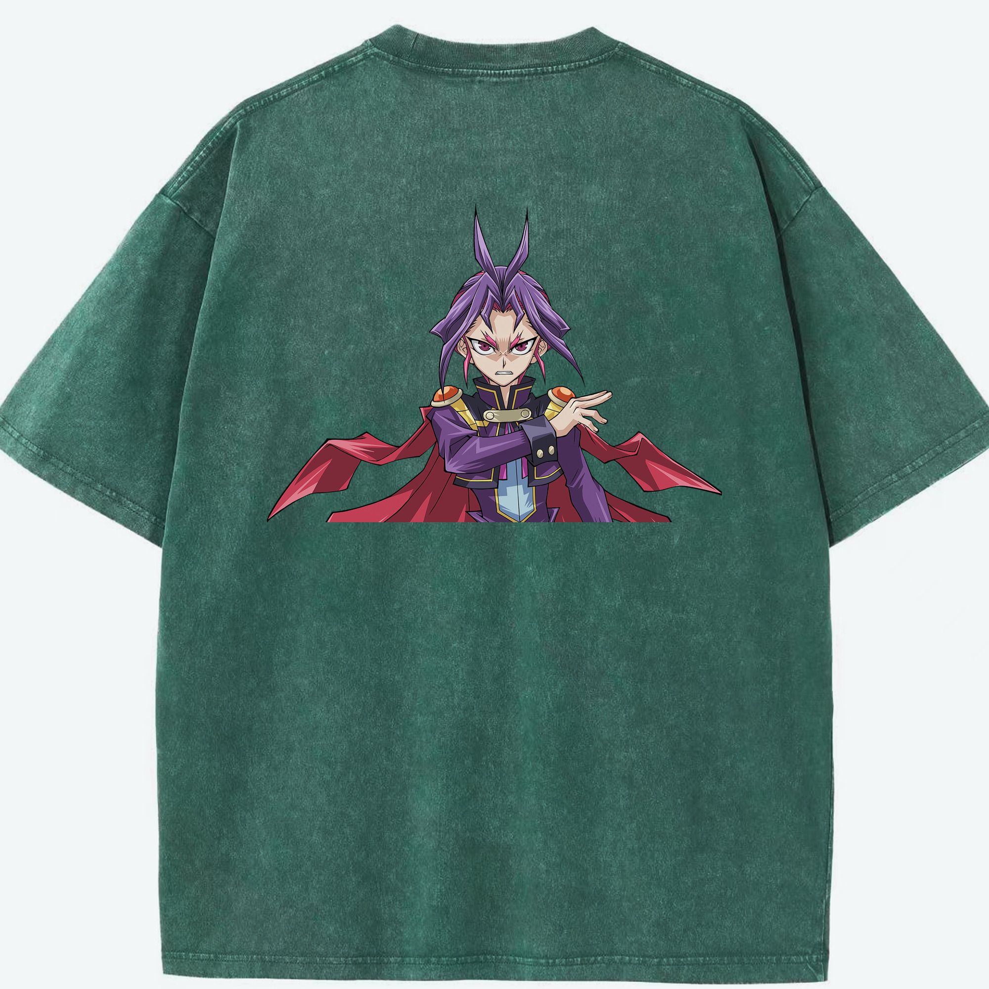 （画像用） 遊☆戯☆王 Yu-Gi-Oh! 綿100% ヴィンテージ風 半袖Tシャツ（背面プリント）